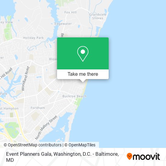 Event Planners Gala map