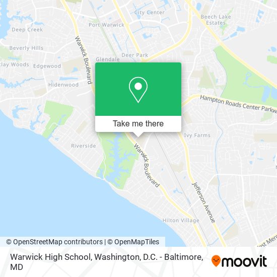Warwick High School map