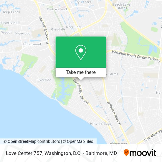 Love Center 757 map