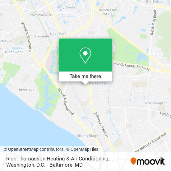 Mapa de Rick Thomasson Heating & Air Conditioning