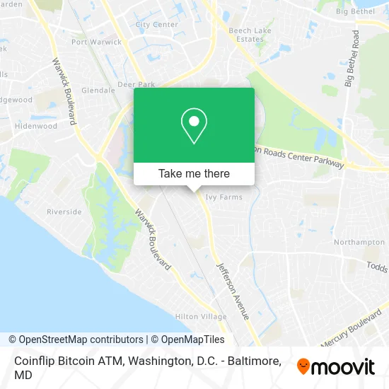 Coinflip Bitcoin ATM map