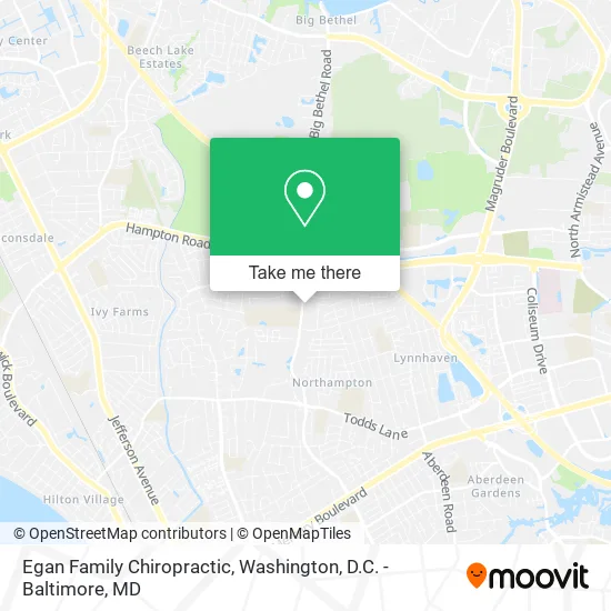 Egan Family Chiropractic map