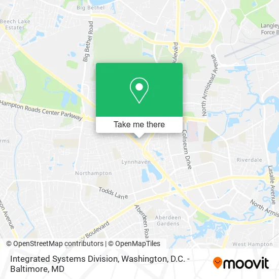 Integrated Systems Division map