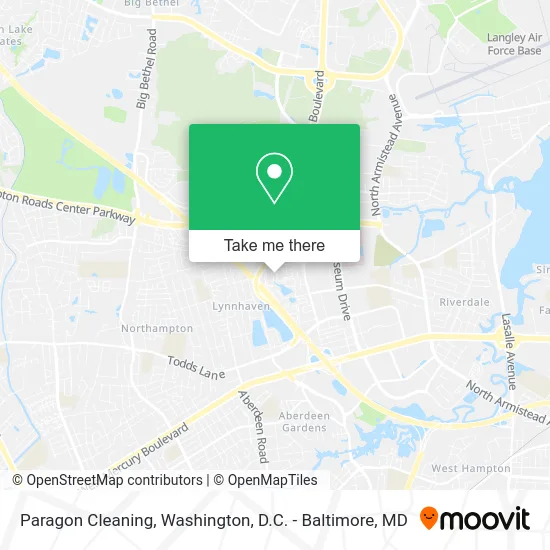 Paragon Cleaning map