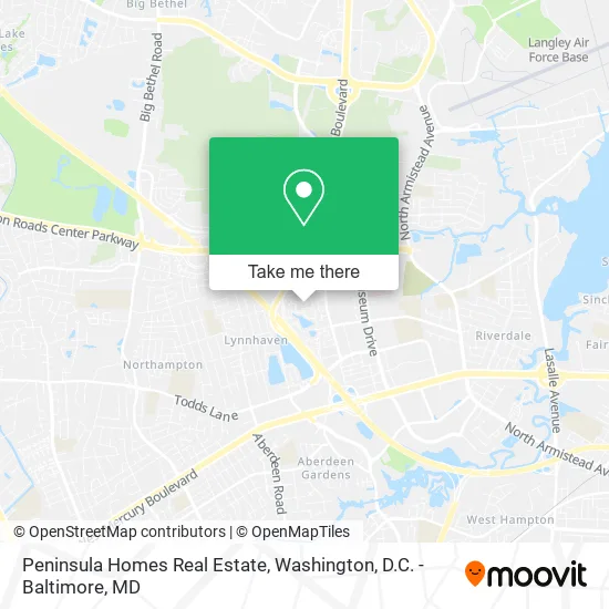 Mapa de Peninsula Homes Real Estate