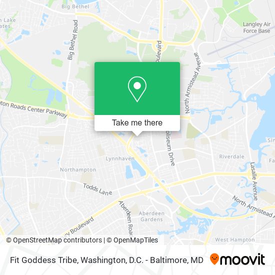 Fit Goddess Tribe map