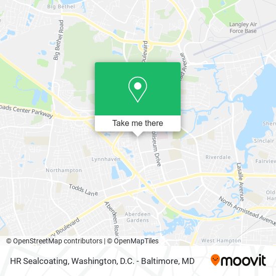 HR Sealcoating map
