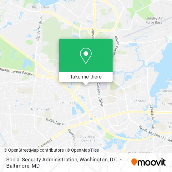 Social Security Administration map