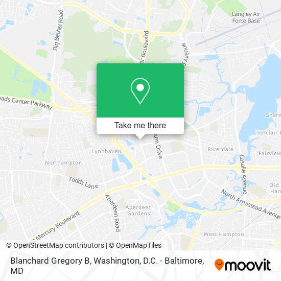 Blanchard Gregory B map