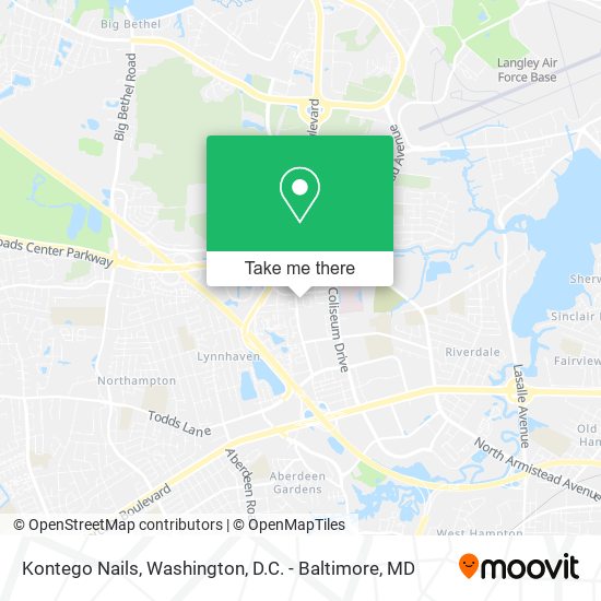 Kontego Nails map