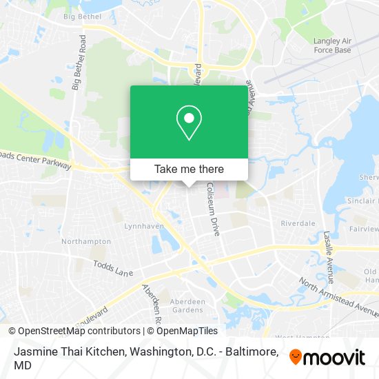 Mapa de Jasmine Thai Kitchen