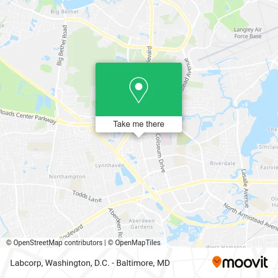 Labcorp map