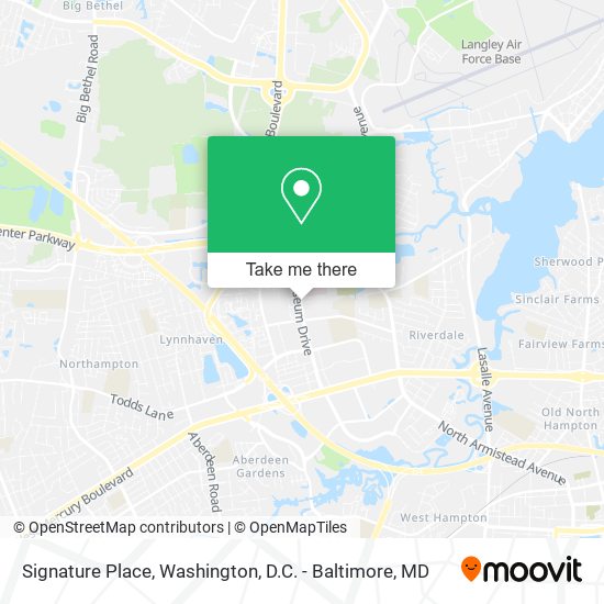 Signature Place map