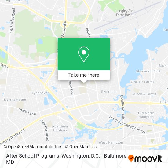 Mapa de After School Programs