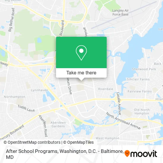 After School Programs map