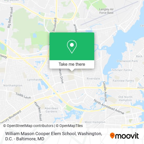 Mapa de William Mason Cooper Elem School