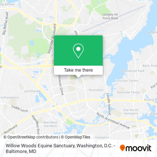 Willow Woods Equine Sanctuary map