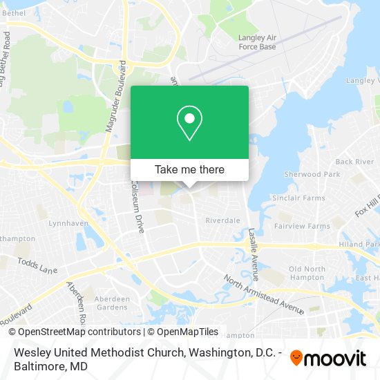 Wesley United Methodist Church map
