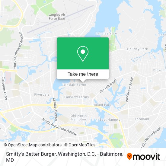 Mapa de Smitty's Better Burger