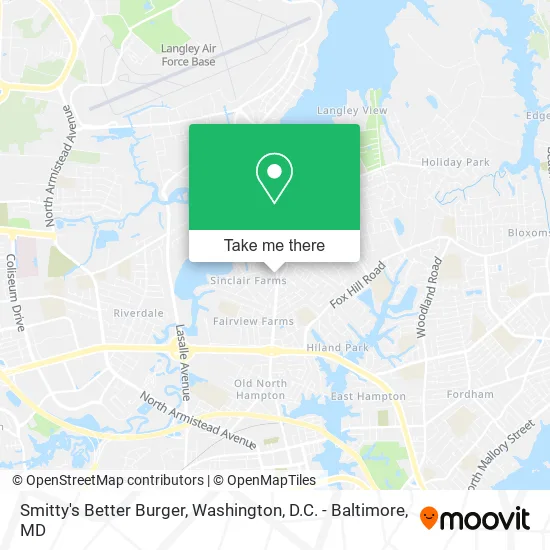 Smitty's Better Burger map