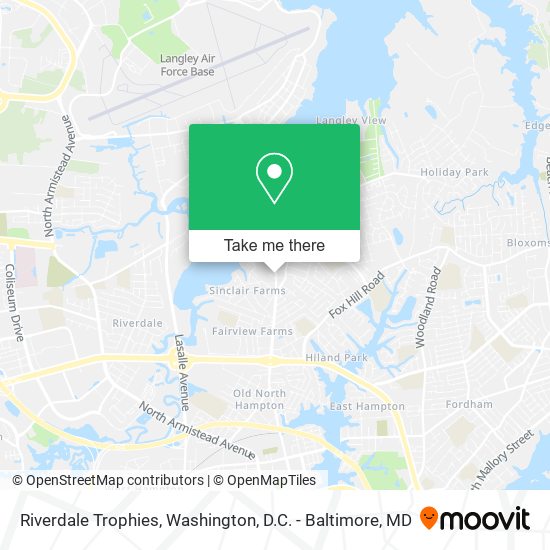 Riverdale Trophies map