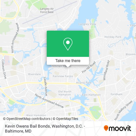 Kevin Owens Bail Bonds map