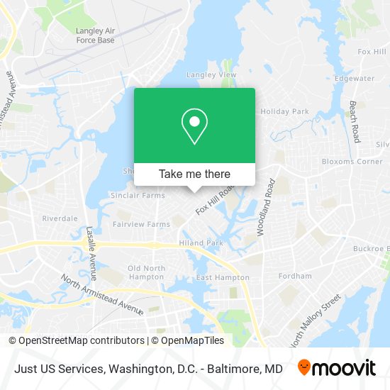 Just US Services map