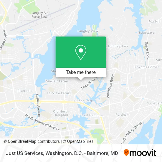 Just US Services map