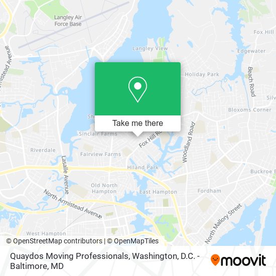 Quaydos Moving Professionals map