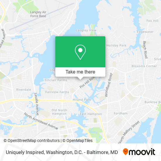 Uniquely Inspired map