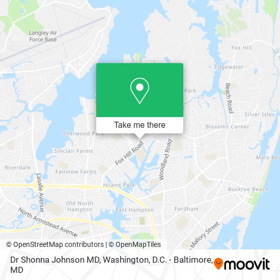 Dr Shonna Johnson MD map