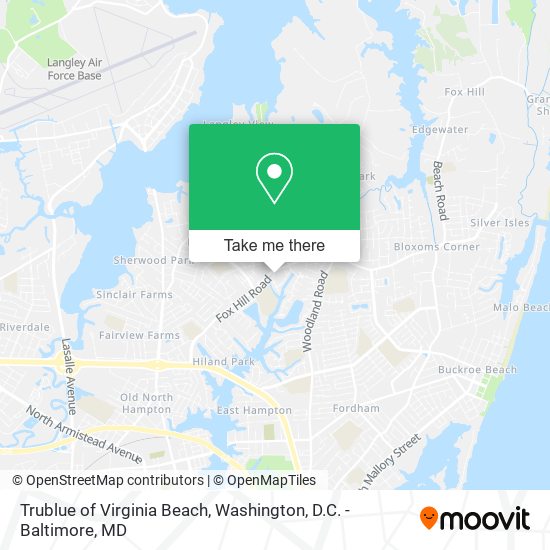 Mapa de Trublue of Virginia Beach