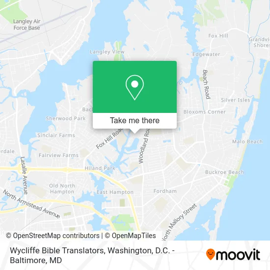Wycliffe Bible Translators map
