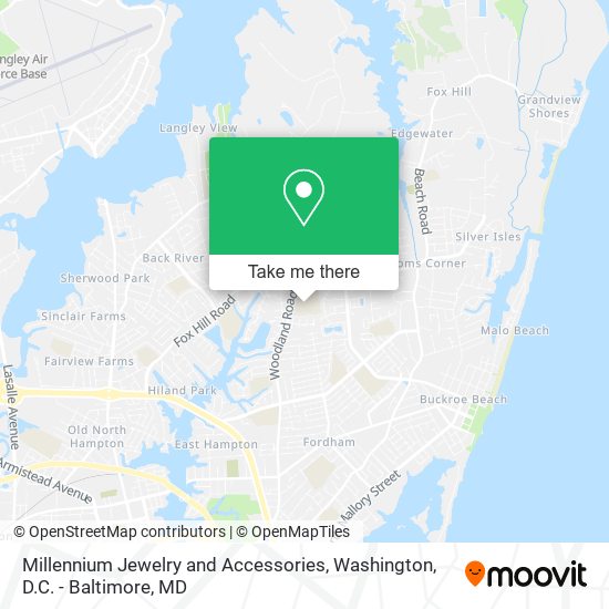 Mapa de Millennium Jewelry and Accessories