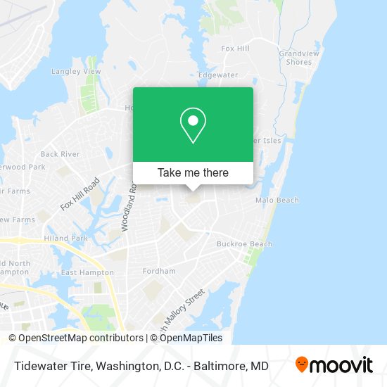 Tidewater Tire map