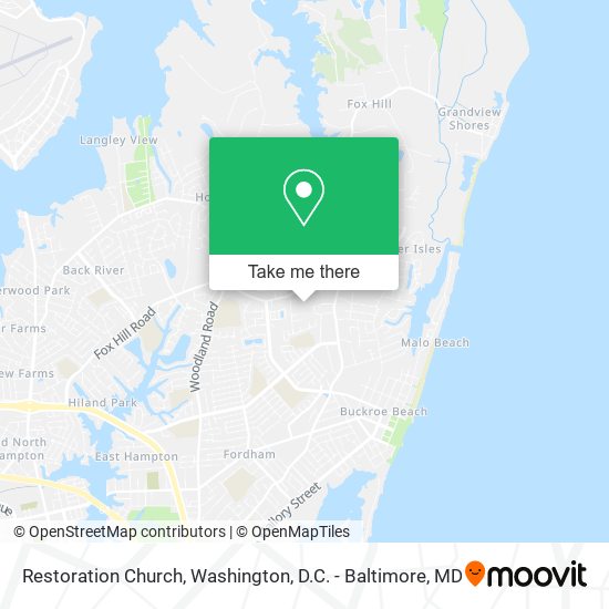 Mapa de Restoration Church