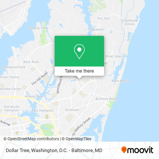 Mapa de Dollar Tree