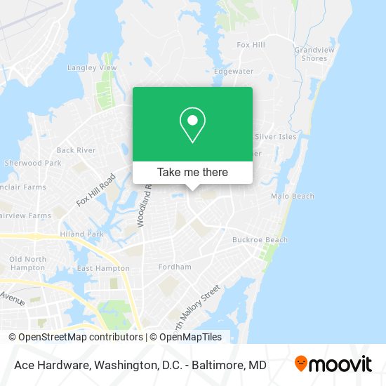 Ace Hardware map