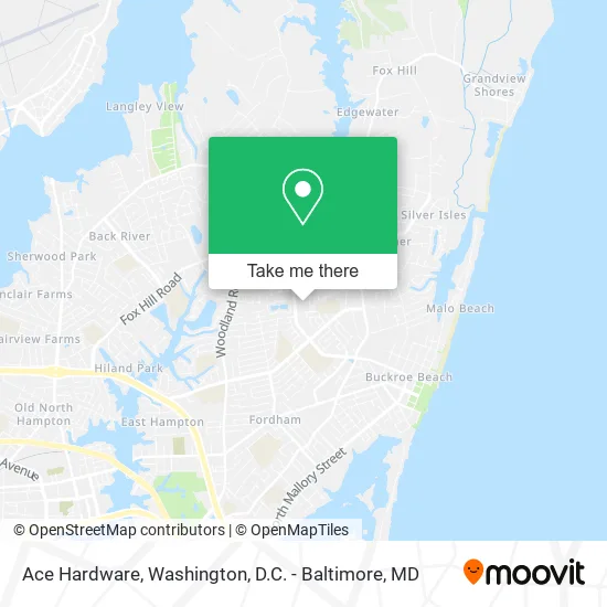 Ace Hardware map