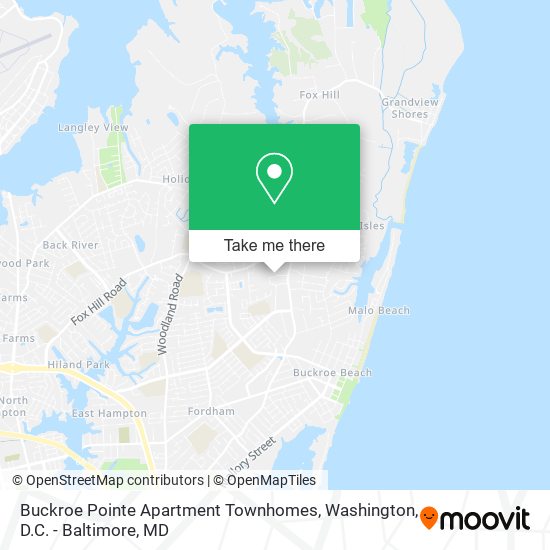 Mapa de Buckroe Pointe Apartment Townhomes