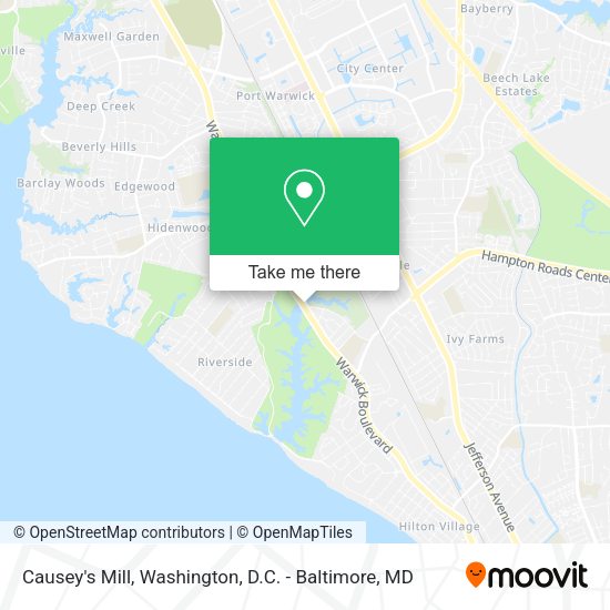 Mapa de Causey's Mill