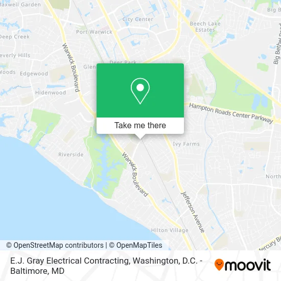 E.J. Gray Electrical Contracting map