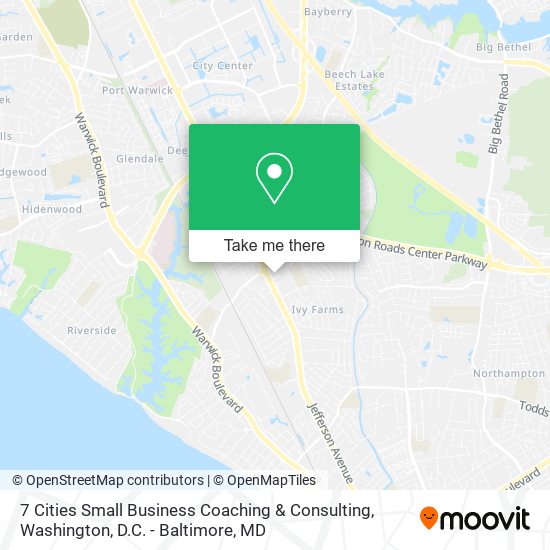 7 Cities Small Business Coaching & Consulting map