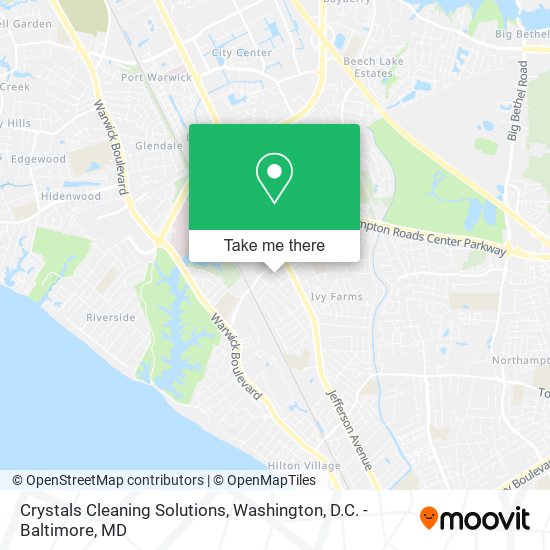Crystals Cleaning Solutions map