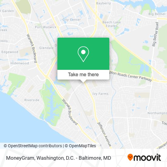 MoneyGram map