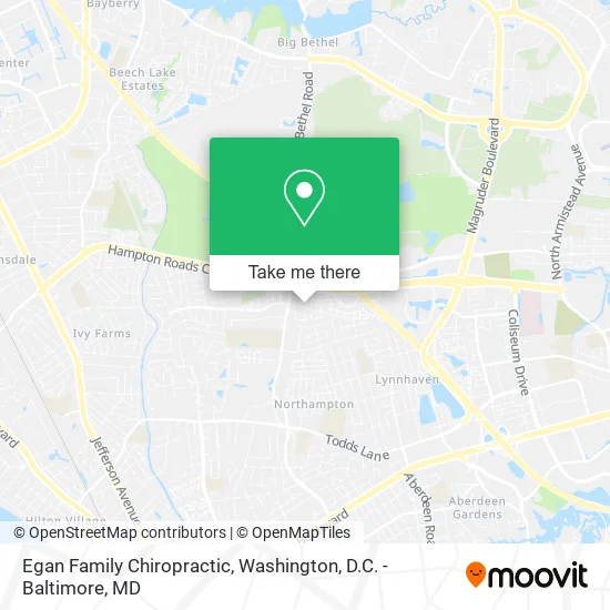 Egan Family Chiropractic map