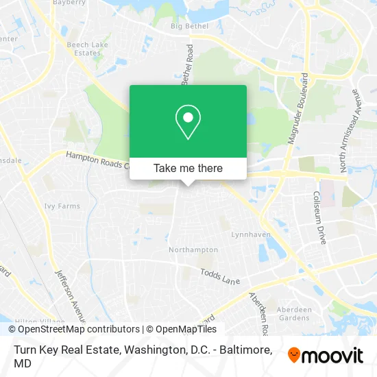 Turn Key Real Estate map