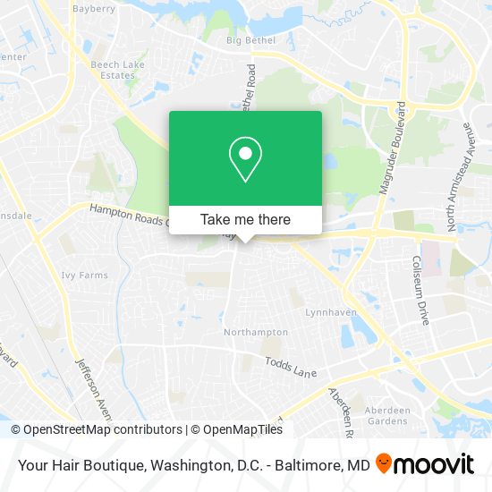Your Hair Boutique map
