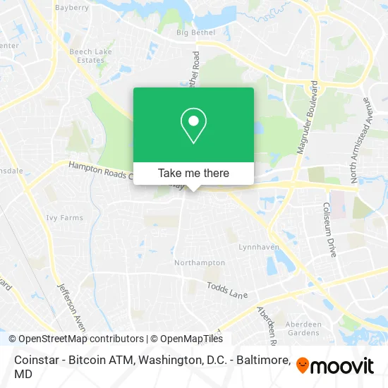 Coinstar - Bitcoin ATM map