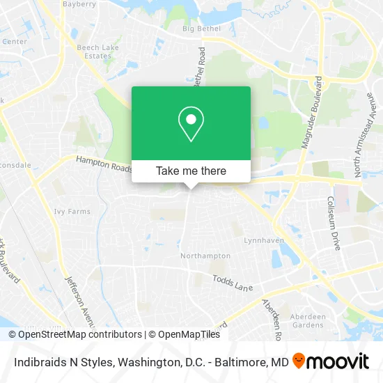 Indibraids N Styles map